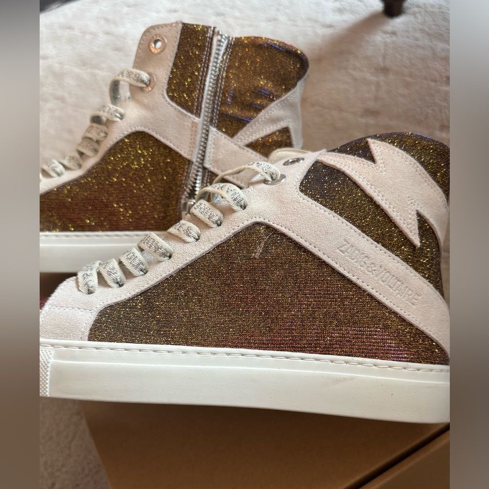Zadig & Voltaire Multicolor High-Top Sneakers - Picture 10 of 15